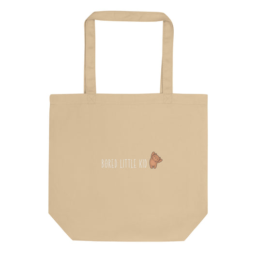 "Bored Little Kid" Teddy Eco Tote Bag