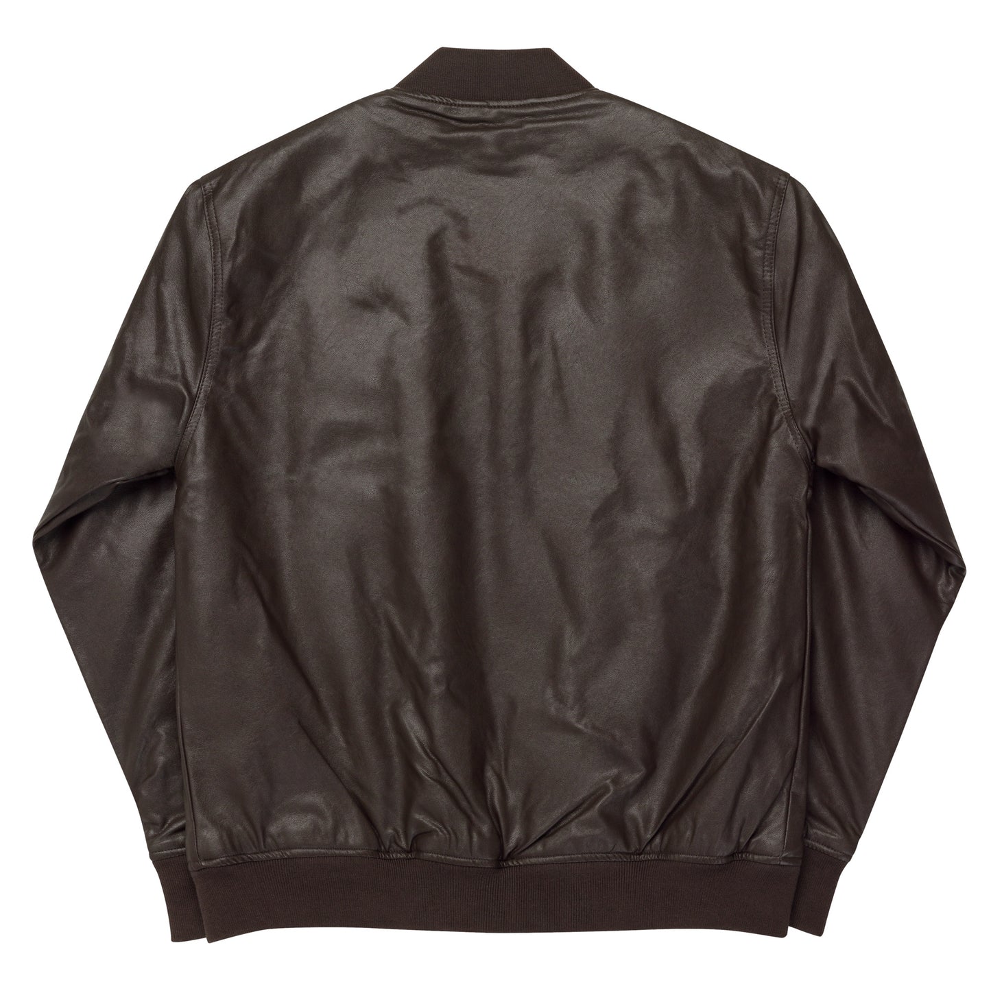 Rini K Raccoon Leather Bomber Jacket