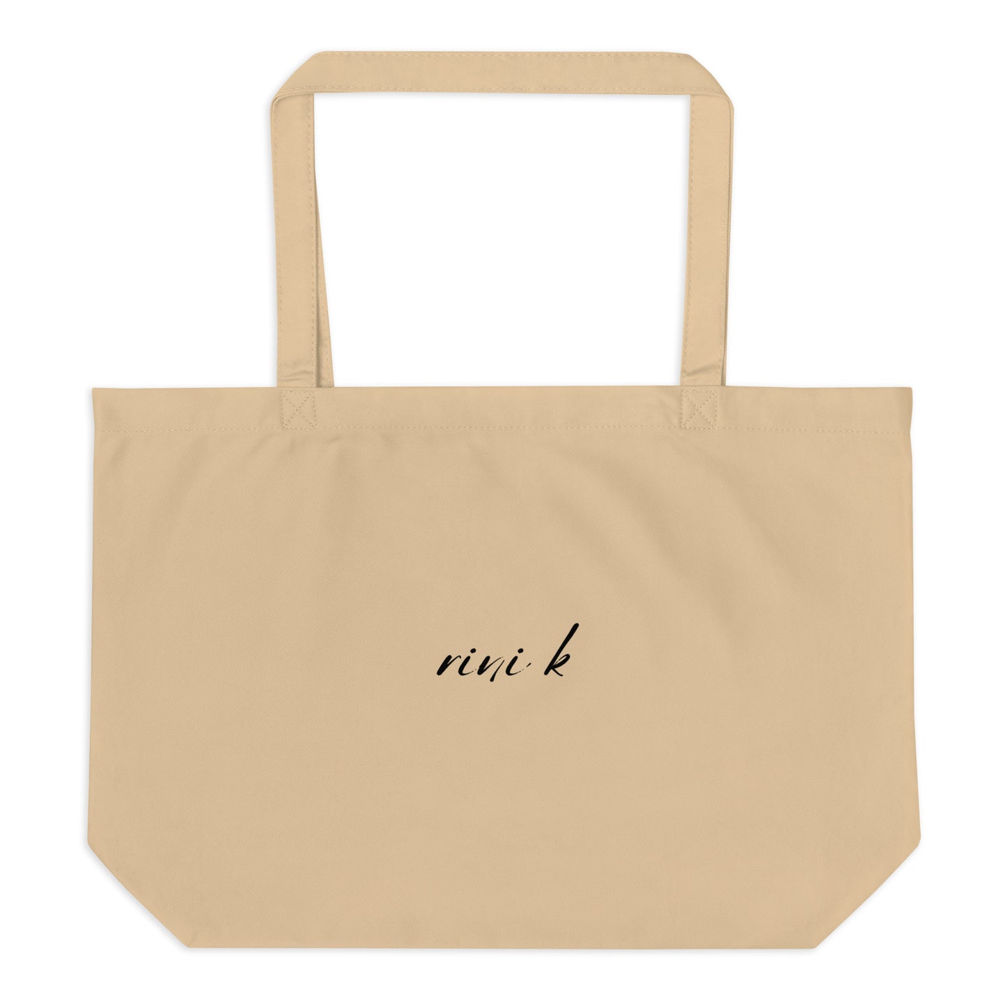 "i forgot how to be happy" Large organic tote bag