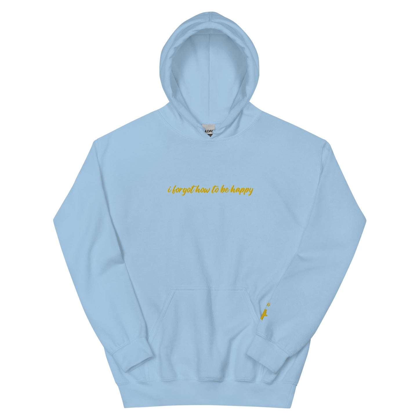 "i forgot how to be happy" Unisex Hoodie