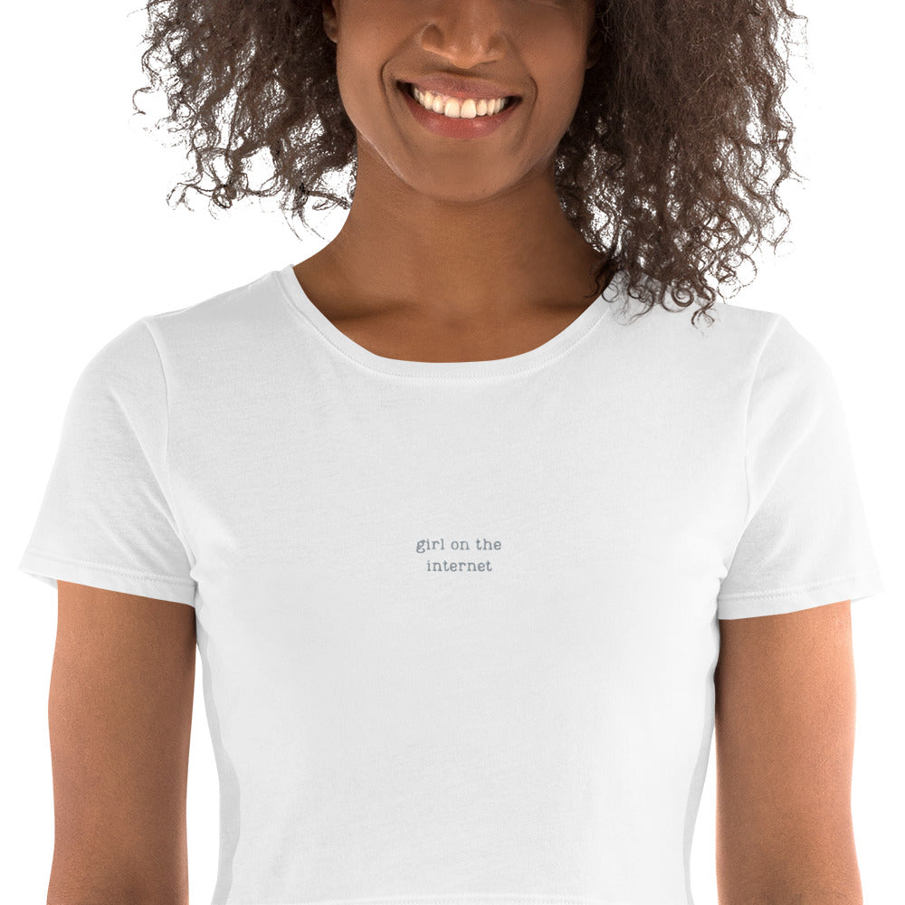 Girl on the Internet Women’s Crop Tee