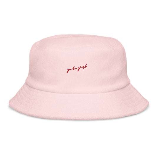 Go to Girl Terry Cloth Bucket Hat